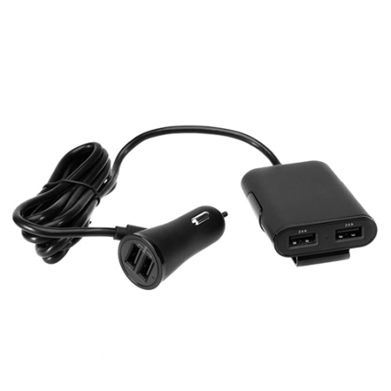 USB passagier autolader met 4 poorten