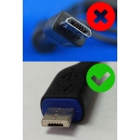 E-bike laadkabel voor smartphone USB-C - micro USB-A